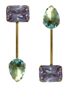 ASYMMETRICAL EARRINGS _ LAVANDER-TURQ.png